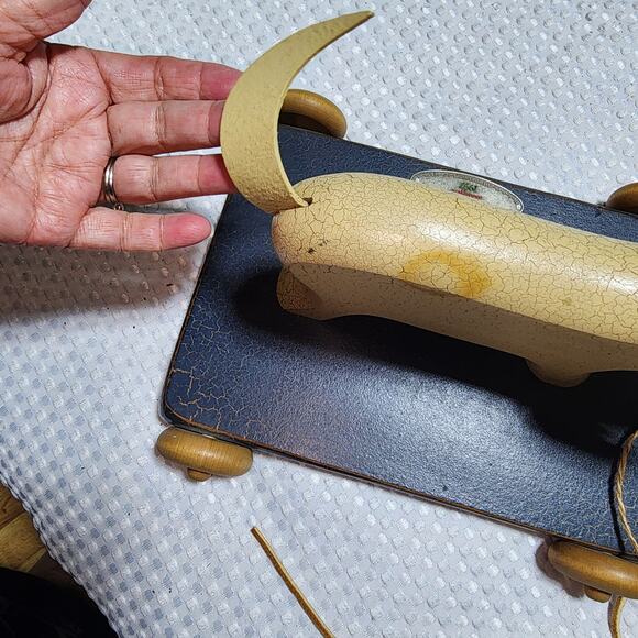 GERALD HENN WORKSHOPS 1997 LTD VINTAGE RANGER THE DOG PULL TOY - Picture 6 of 7